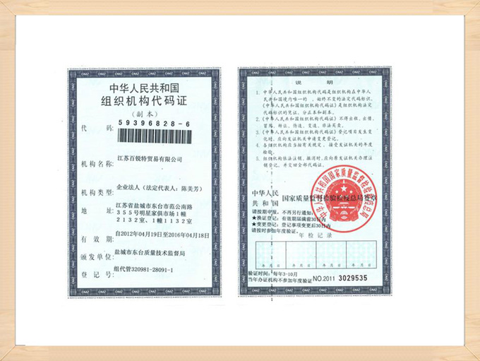 BRT組織機(jī)構(gòu)代碼證_副本